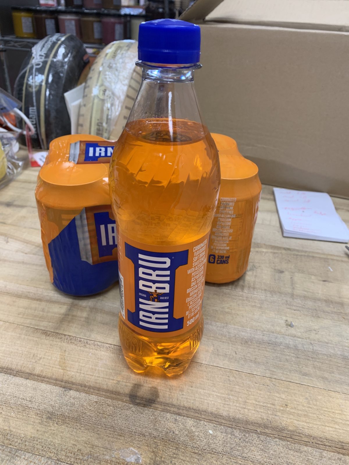 Irn Bru 500ml Bottle Village Bake Shop